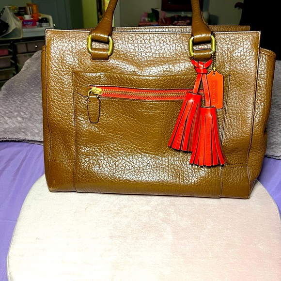 Coach Legacy Textured Leather Medium Candace Carryall Tote - Picture 3 of 11